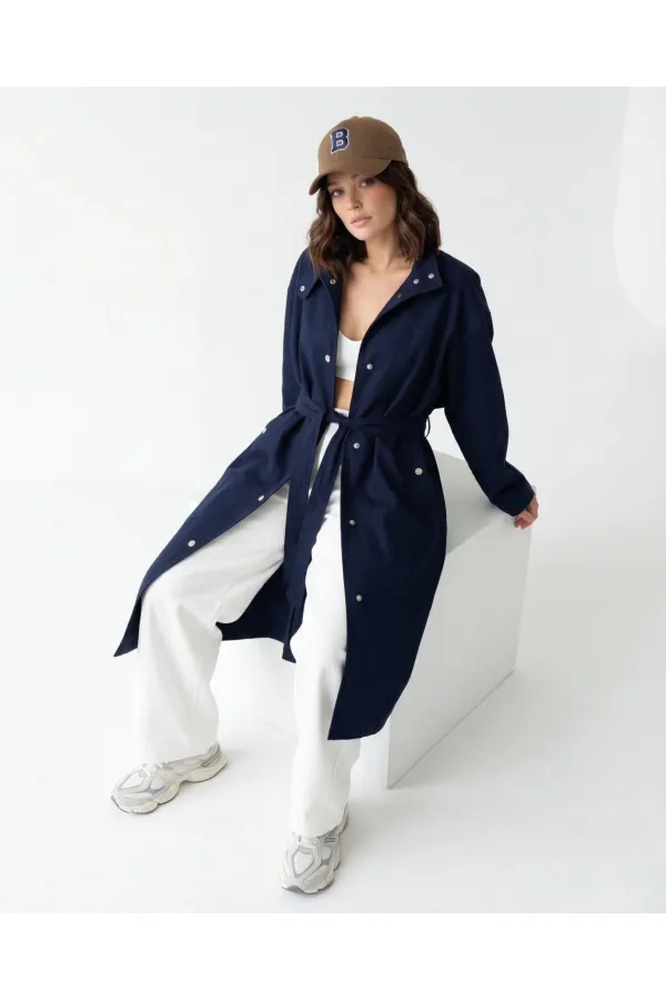 7535 TRENÇKOT-LACİVERT