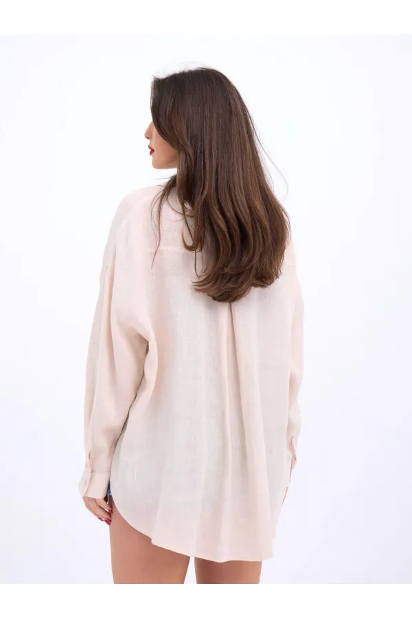 CHEMISE 6758 - BEIGE