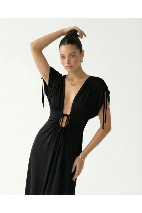 7622 DRESS - BLACK