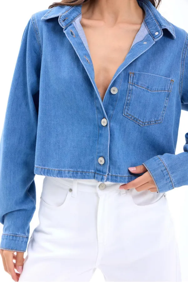 7367 DENIM SHIRT - BLUE