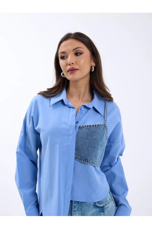 5419 GÖMLEK-KOYU MAVİ