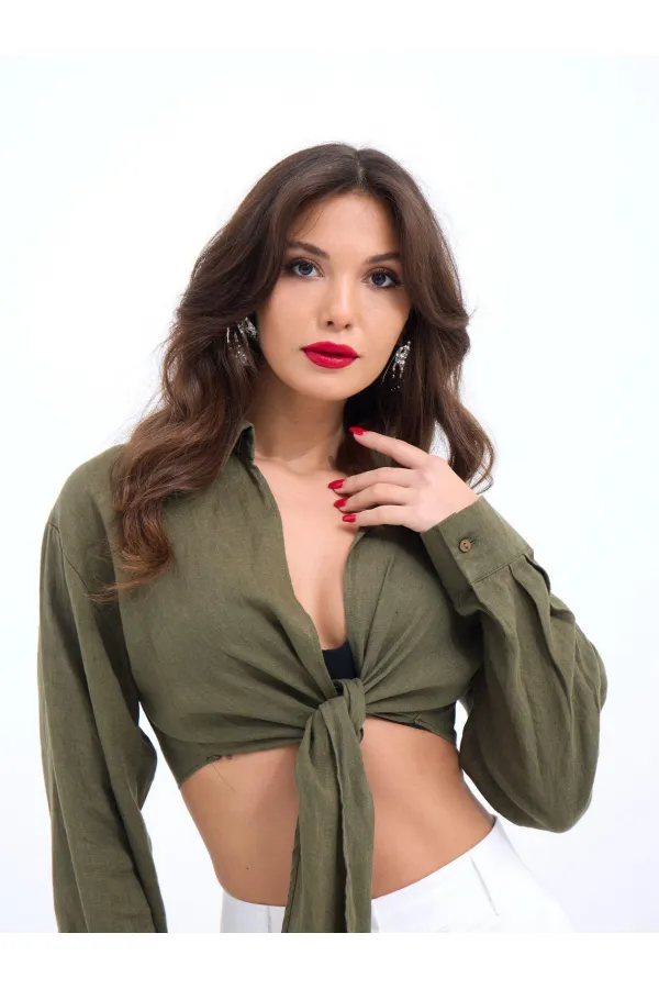 6759 CROP-KHAKI