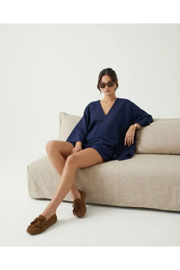 7578 SHORTS - BLEU MARINE