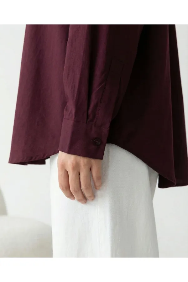 7554 SHIRT - BURGUNDY 7554 SHIRT - BURGUNDY
