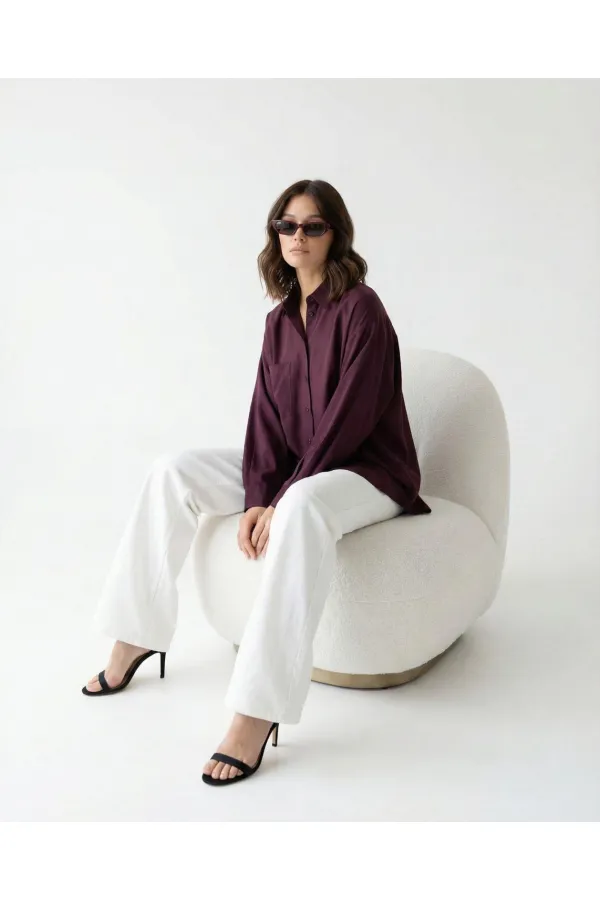 7554 SHIRT - BURGUNDY 7554 SHIRT - BURGUNDY