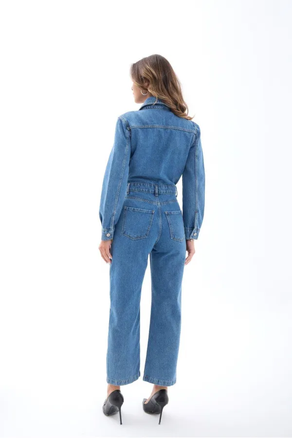 COMBINAISON EN JEAN 7467 - BLEUE