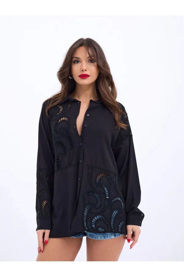 CHEMISE 6790 - NOIRE