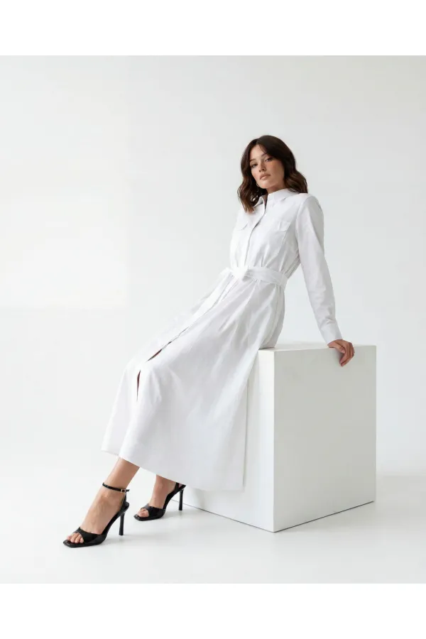ROBE 7559 - BLANC