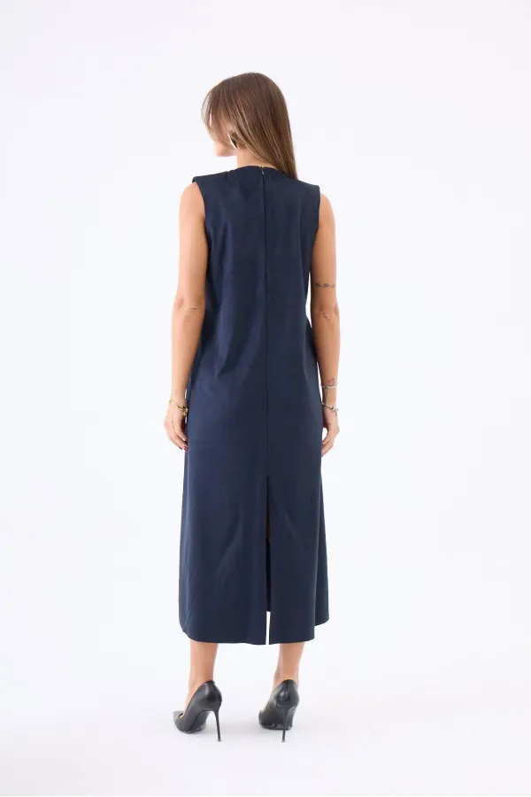 7507 ELBİSE-LACİVERT