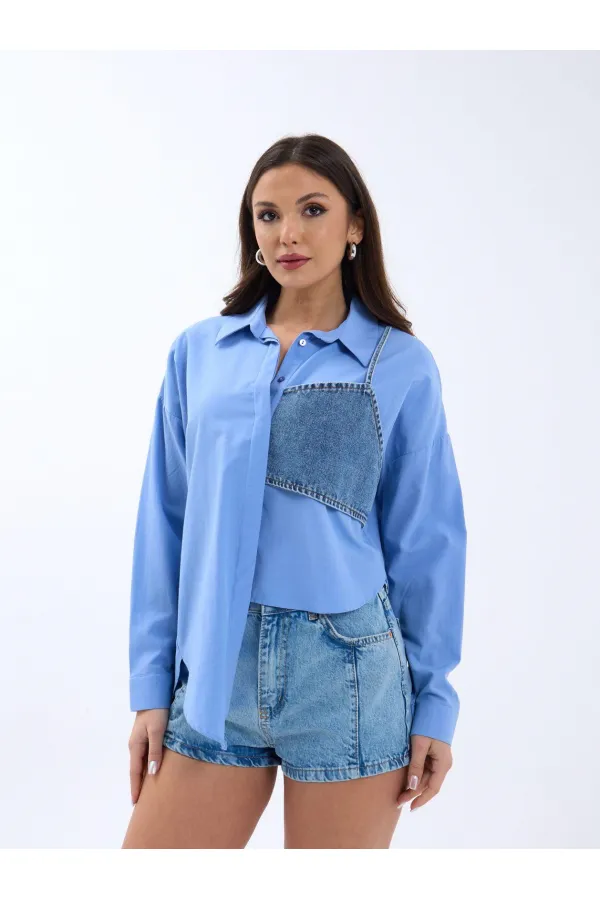 5419 GÖMLEK-KOYU MAVİ