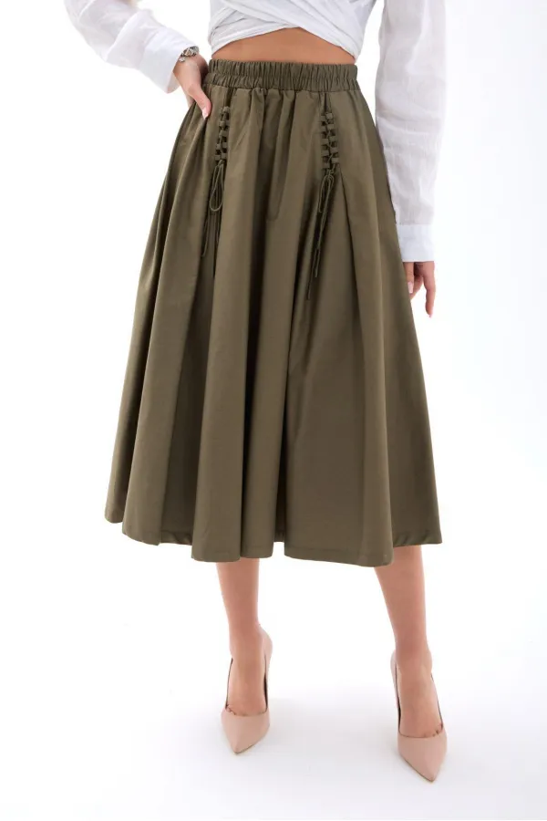7004 SKIRT-KHAKI