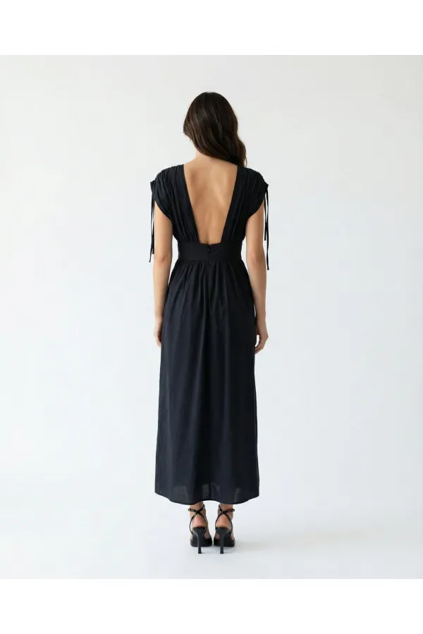 7558 DRESS - BLACK