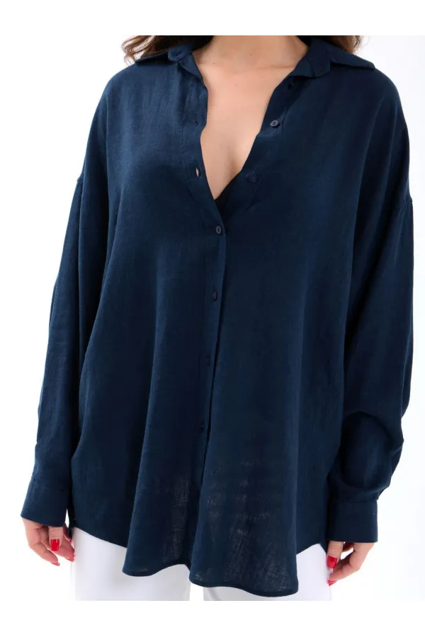 7447 SHIRT - NAVY BLUE