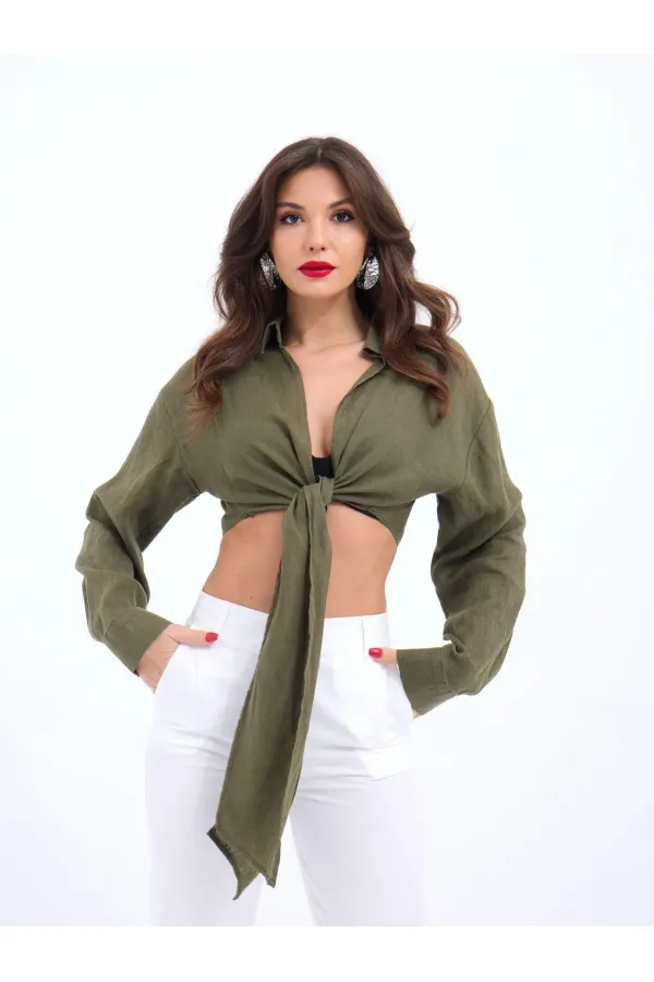6759 CROP-KHAKI