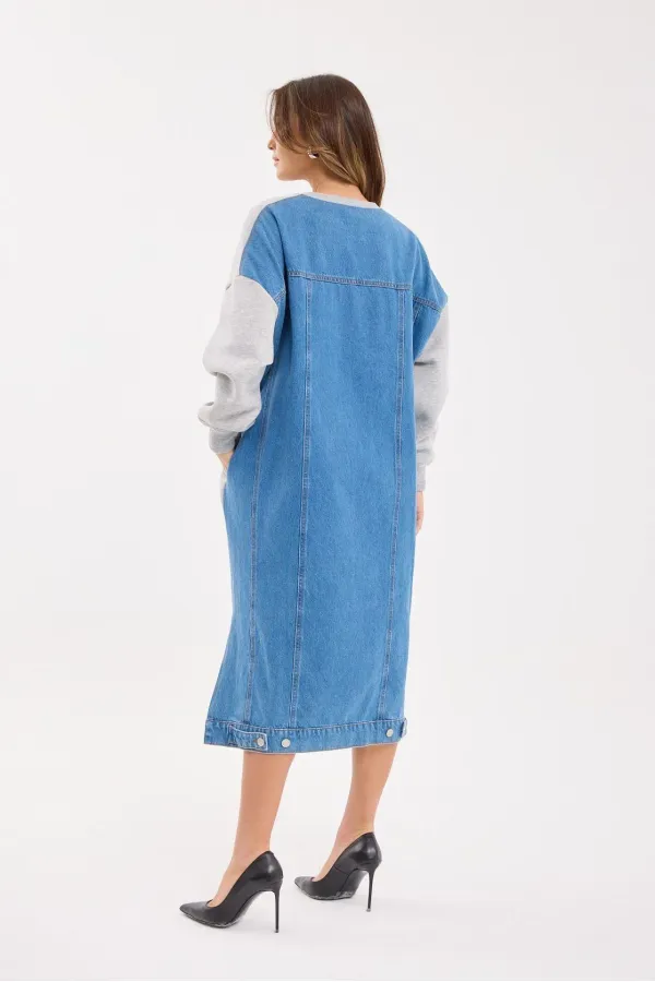 7194 LONG SWEAT-GRAY