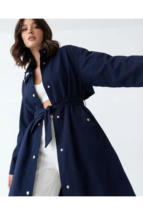 7535 TRENÇKOT-LACİVERT