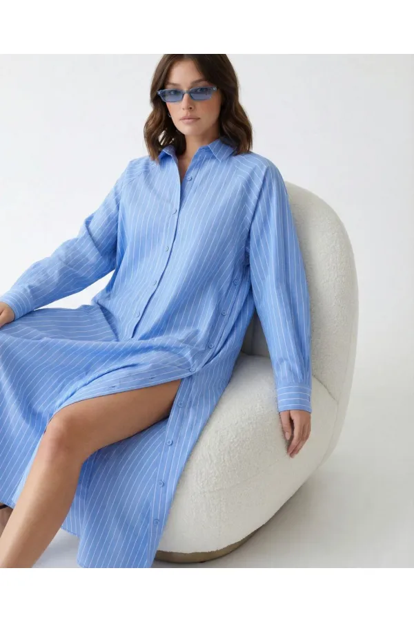 5857 DRESS - NOVARA STRIPED 5857 DRESS - NOVARA STRIPED