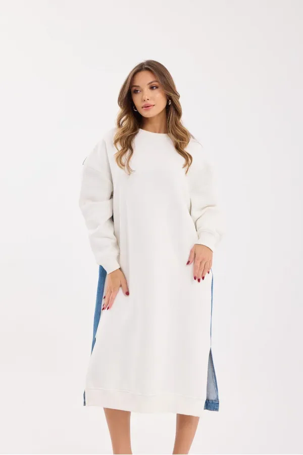 7194 LONG SWEAT-ECRU