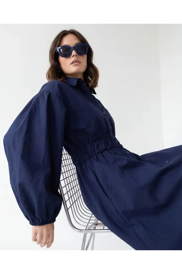 ROBE 5903 - BLEU MARINE