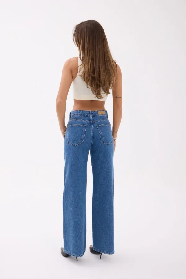 7504 KOT PANTOLON-MAVİ