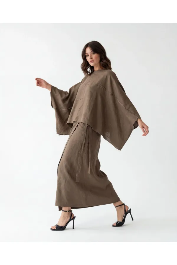 7567 CAMEL SKIRT