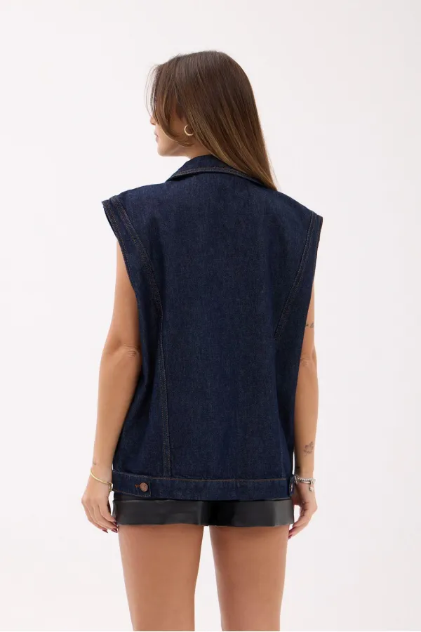 5751 KOT YELEK-MAVİ