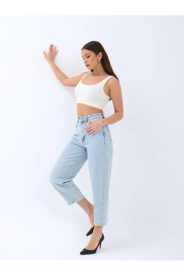 6520 DENIM BALLOON FIT - BLUE