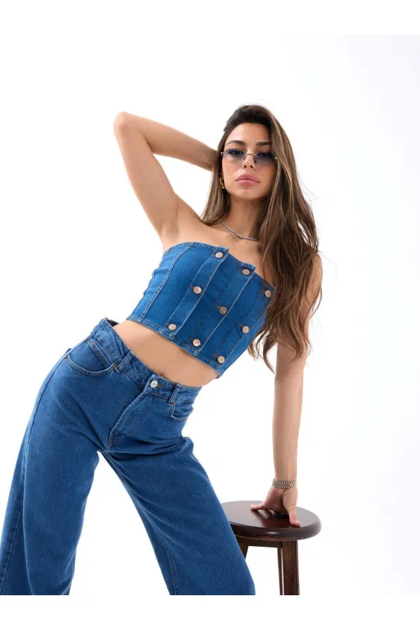 7415 DENIM PANTS - DARK BLUE