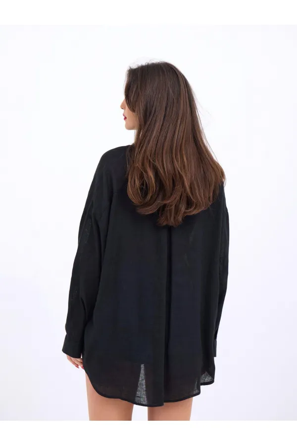 CHEMISE 6758 - NOIRE