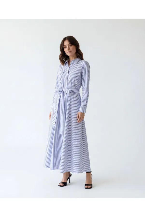 7559 ELBİSE-WASHINGTON ÇİZGİLİ