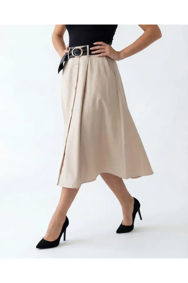 7625 DRESS - BEIGE