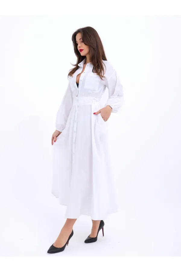ROBE 5903 - BLANC