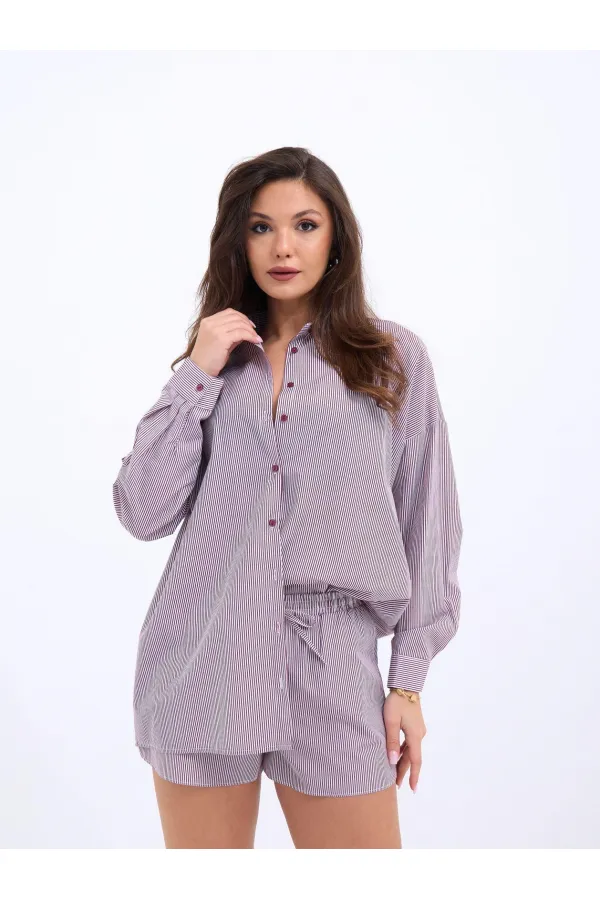 6829 TAKIM-BORDO ÇİZGİLİ