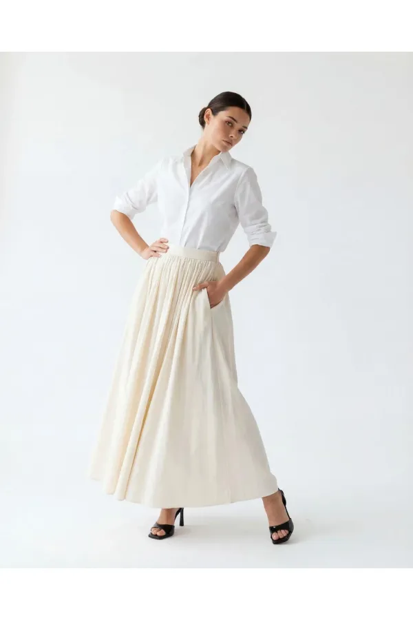 7613 SKIRT - BEIGE