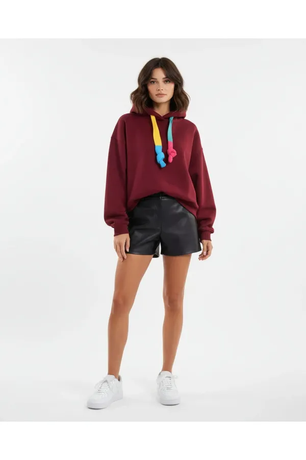 7257 SWEAT-BORDO