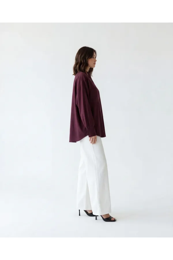 7554 SHIRT - BURGUNDY 7554 SHIRT - BURGUNDY