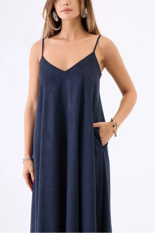 7506 DRESS-NAVY BLUE