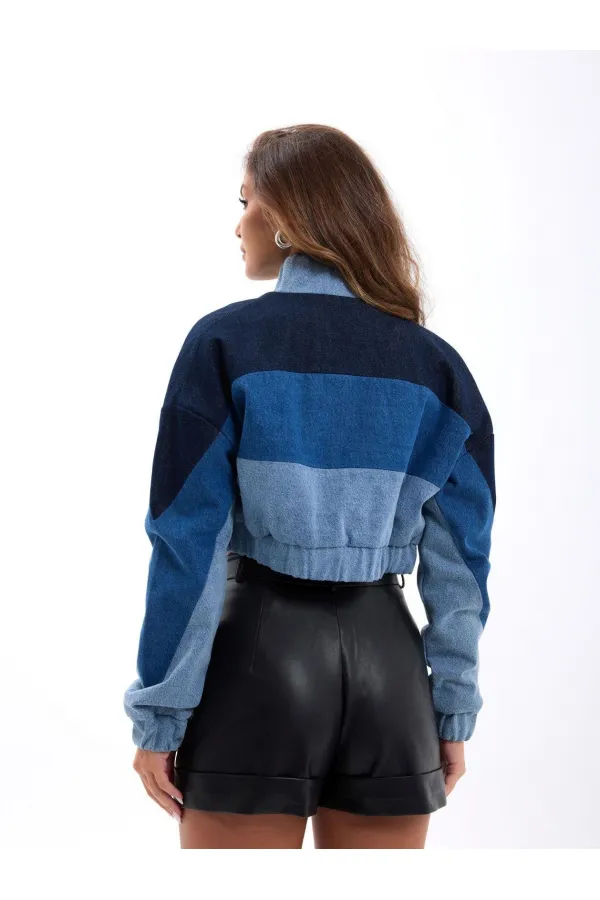 VESTE EN JEAN 7235 - BLEUE