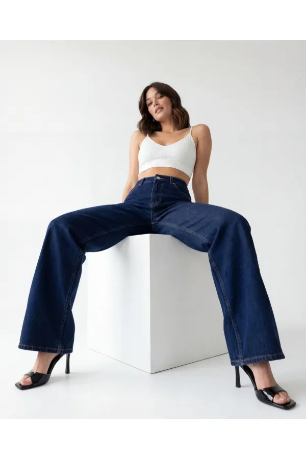 7497 DENIM PANTS - DARK BLUE