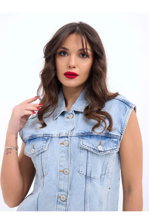 6822 KOT YELEK-AÇIK MAVİ