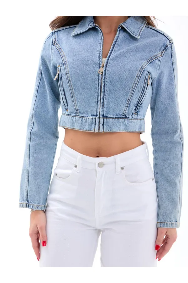 VESTE EN JEAN 6875 - BLEUE