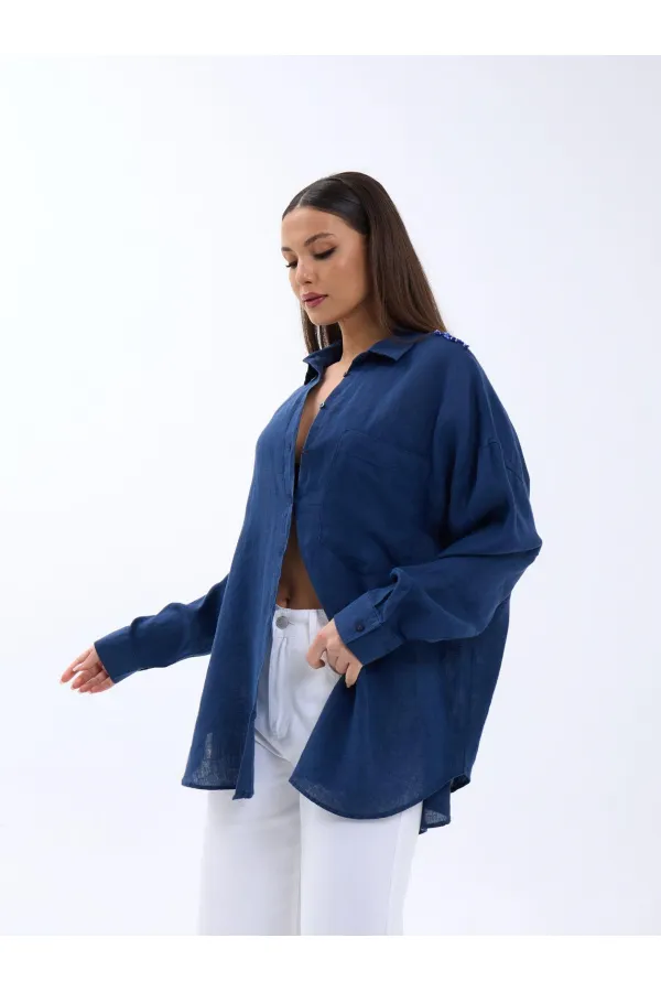 7399 SHIRT - NAVY BLUE