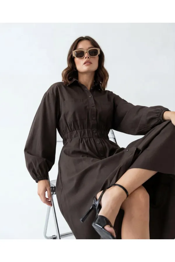 5903 DRESS-COFFEE