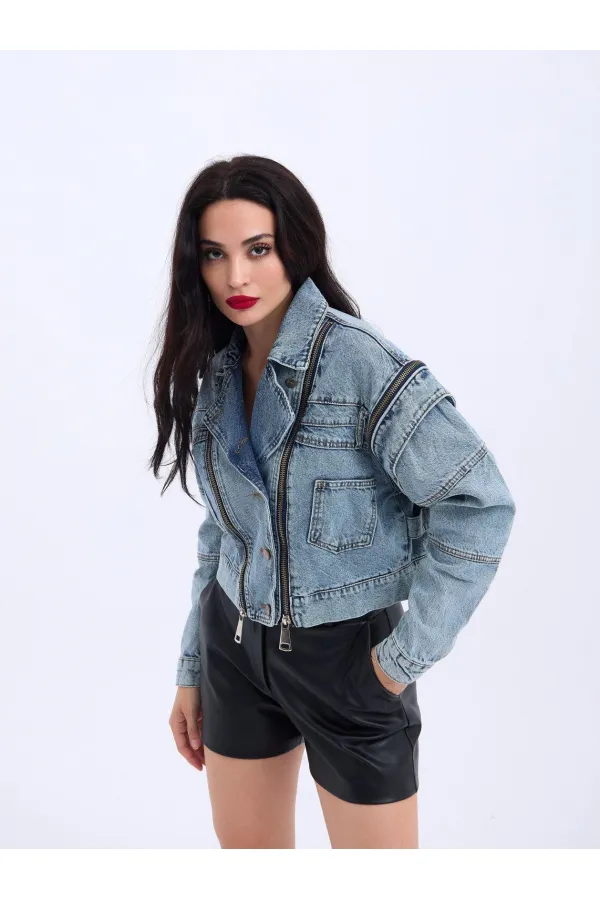 VESTE EN JEAN 6160 - BLEUE