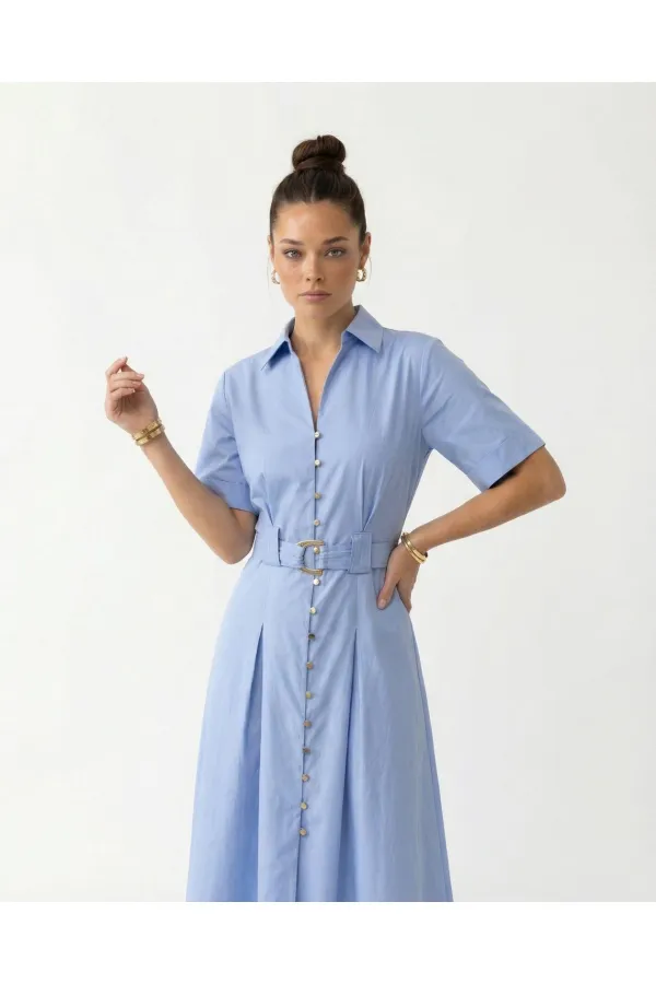 6948 DRESS - BLUE