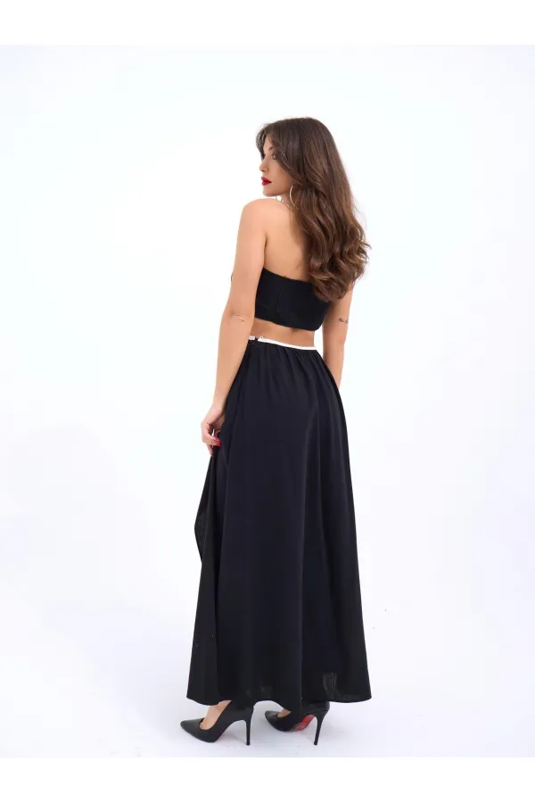 6982 DRESS - BLACK
