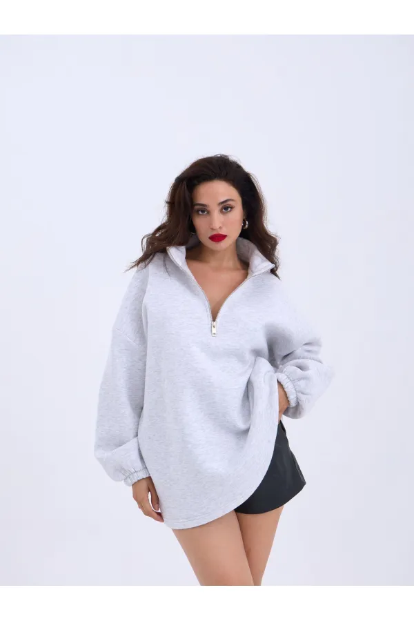 4987 SWEAT-SNOW MELANGE