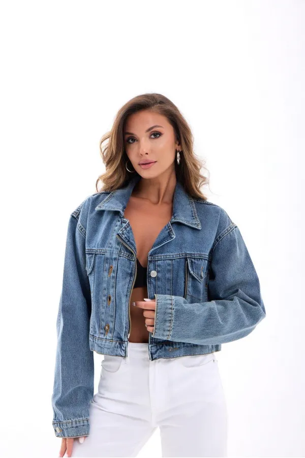 VESTE EN JEAN 6925 - BLEUE