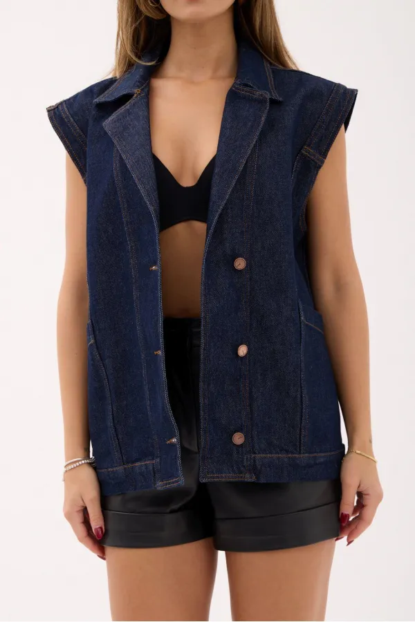 5751 KOT YELEK-MAVİ