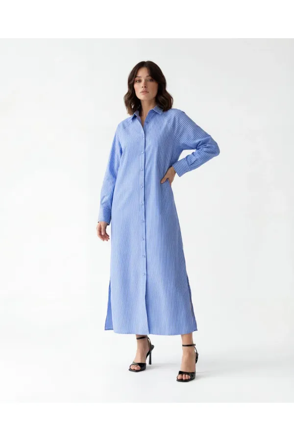 5857 DRESS - AREZZO STRIPED